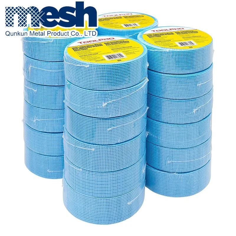 Self Adhesive Construction Drywall Joint Fibreglass Mesh Fibre Glass Tape