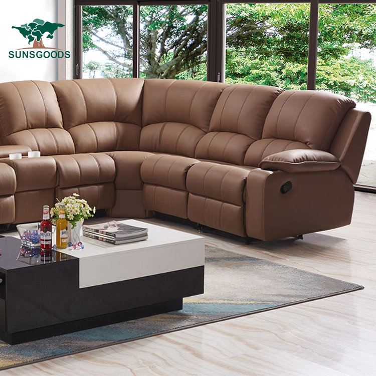 European Modern Home /Office / Sectional Function Leather /Fabric Corner Sofa Furniture