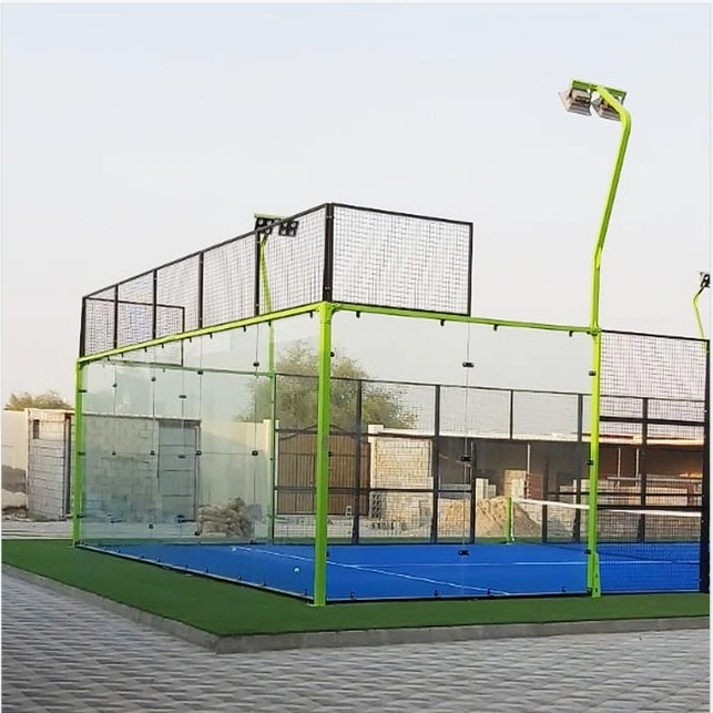 Artificial Grass Cancha Padel Shengshi Padel Court Company Net Sport Court Panoramic Court Padbol