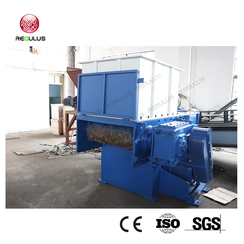 Used Tire Plastic Shell Lump Recycling Shredding Single Shaft Shredder Machine