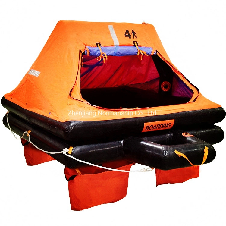 4 Person Drop Type and Inflatable Type Yacht Life Raft