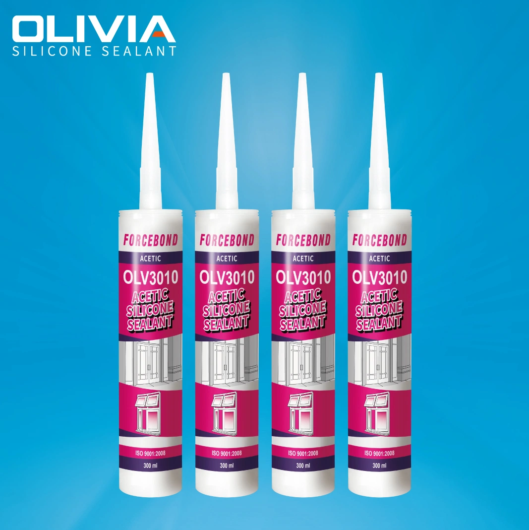 Best Seller 300ml Rubber Sealing Waterproof Olv3010 Acetic Silicone Sealant General Purpose for Glass Window