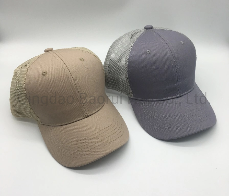 Moda colorida de malla de algodón 100% Gorros sombreros Deportes