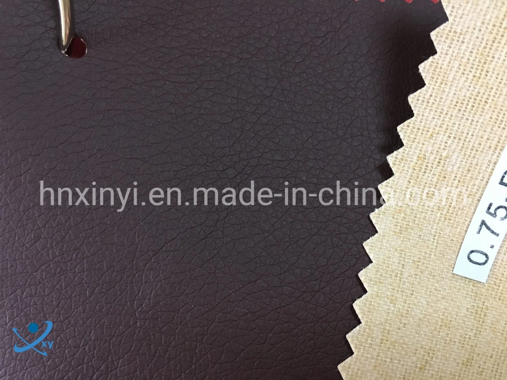 Widely Use Textured Sofa Leather Soft PU Material Synthetic Artificial Faux Leather Fabric Textiles Leather for China