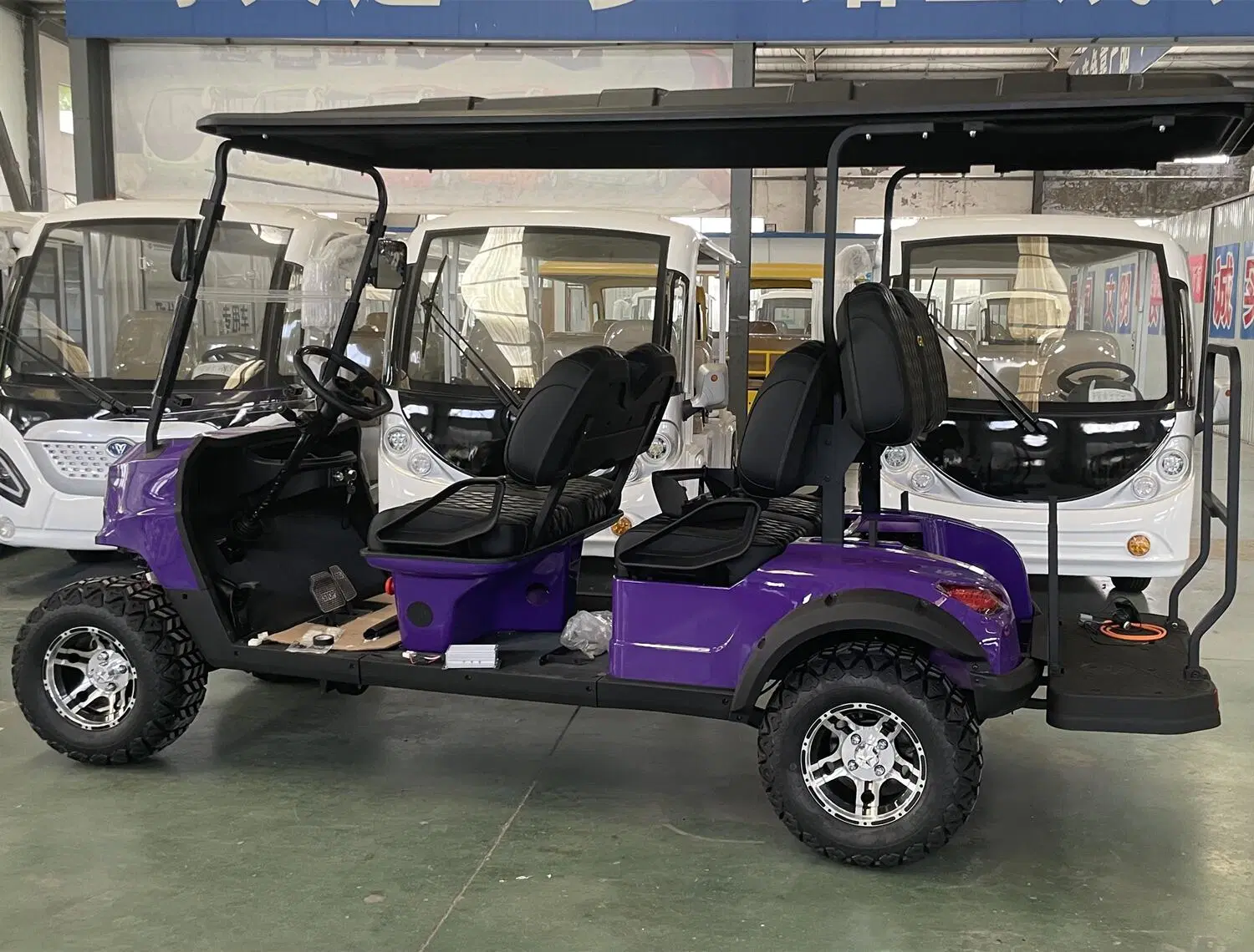 Golf Cart Sightseeing Car Electric Four-Wheel Scenic Drive Hotel Reception Real Estate Viewing RV Security Patrol Car