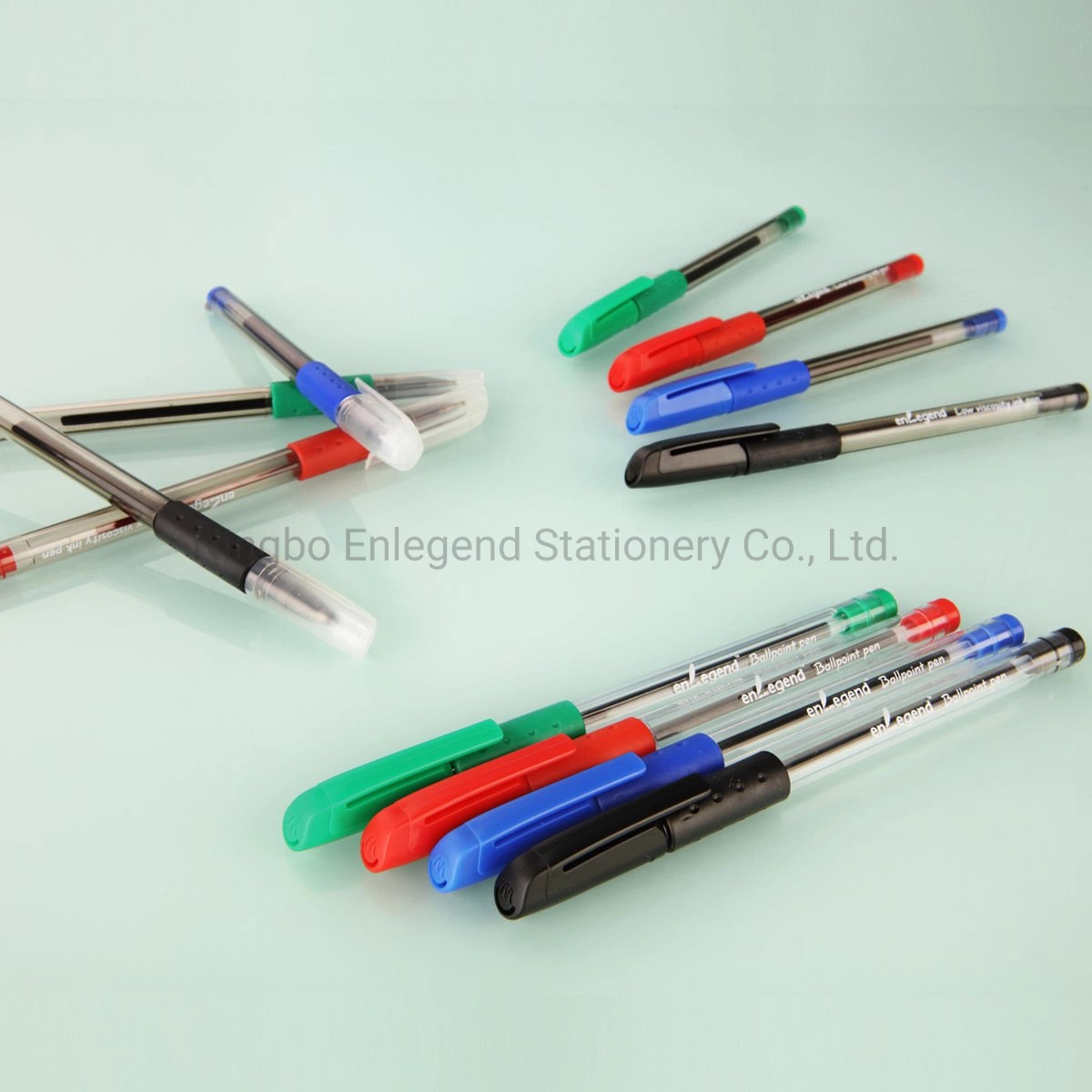 EB9106 Office School Supplies Multi Colored Plastic Ballpoint Pen