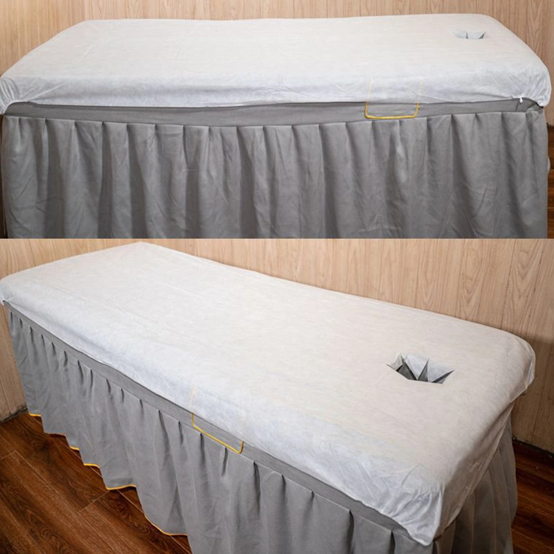 Disposable Medical Table Cover Waterproof Stretcher Sheet with Elastic