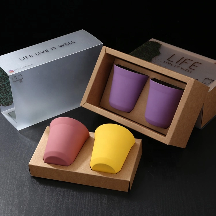 Mini Milk Tea Cup Nespresso Coffee Cup with Custom Gift Box Set