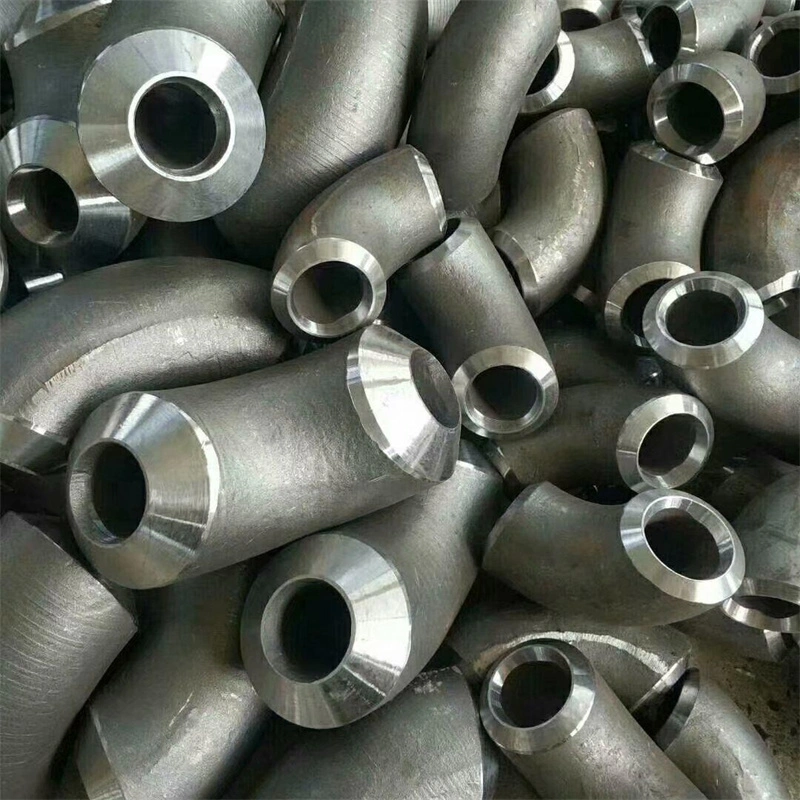 SS304 Stainless Steel 1.5inch 2inch Butt-Welding Pipe Fittings Bw Lr Long Radius 45 Degree Sch10 Sch40 Seamless Ss Elbow