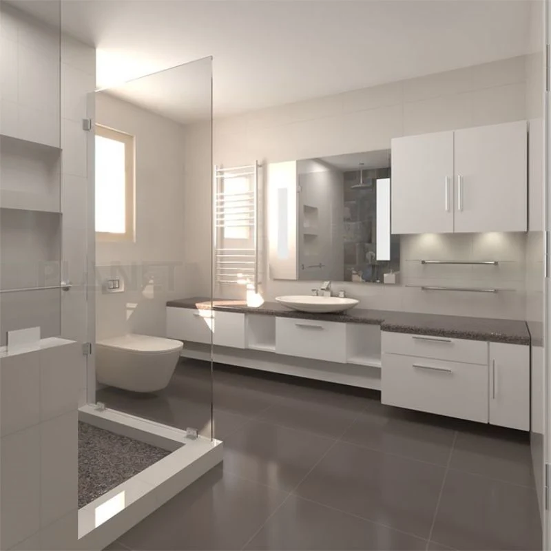 Planet moderno tocador lavabo Muebles Cuarto de baño almacenamiento Lavamanos Cabinet Establecer diseño