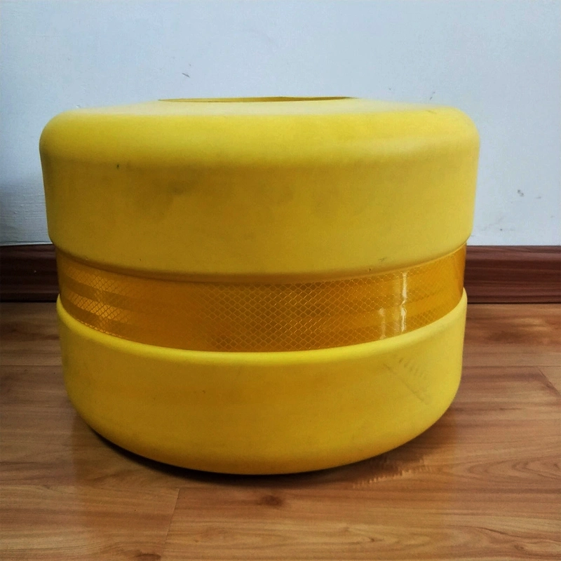 Segurança de tráfego padrão CE ISO Buckets EVA, corpo rotativo Calha de proteção para rolo PU e barreira de rolo em PVC fabricada na China