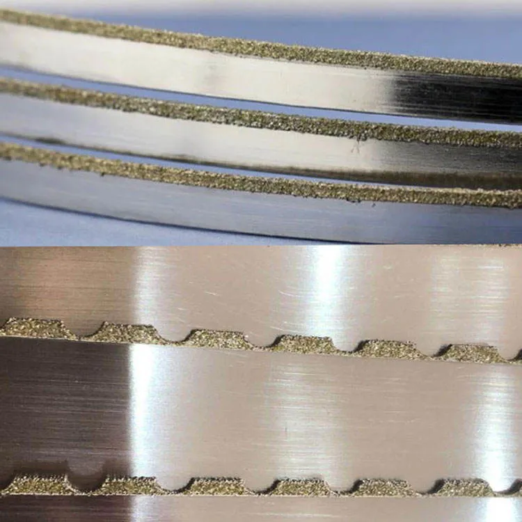 Sierra de Bandsaw Bimetal húmeda Sierra de madera SS Mill Band Blade for Carnicero con cuchilla de diamante