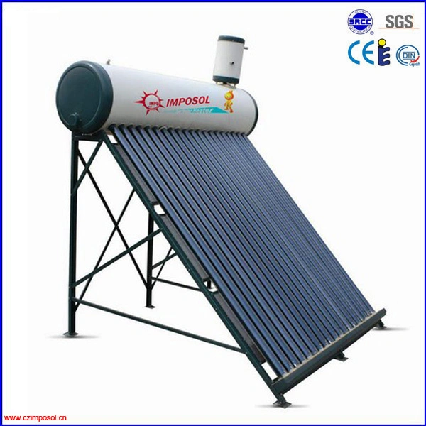 2016 Pre-Heated Pressurized Copper Coil Vacuum Tube Solar Water Heater