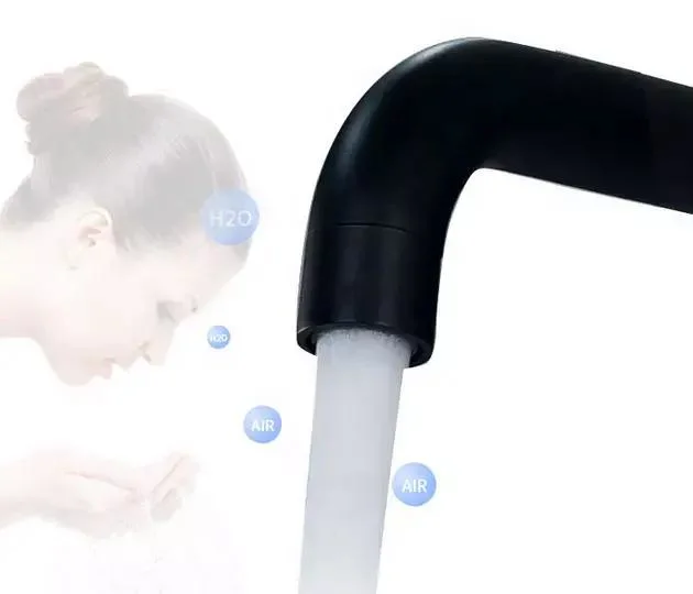 Black Gold 3 Holes Hot Selling Bathtub Faucet Concealed in-Wall Shower Faucet Hot and Cold Mixer Tap