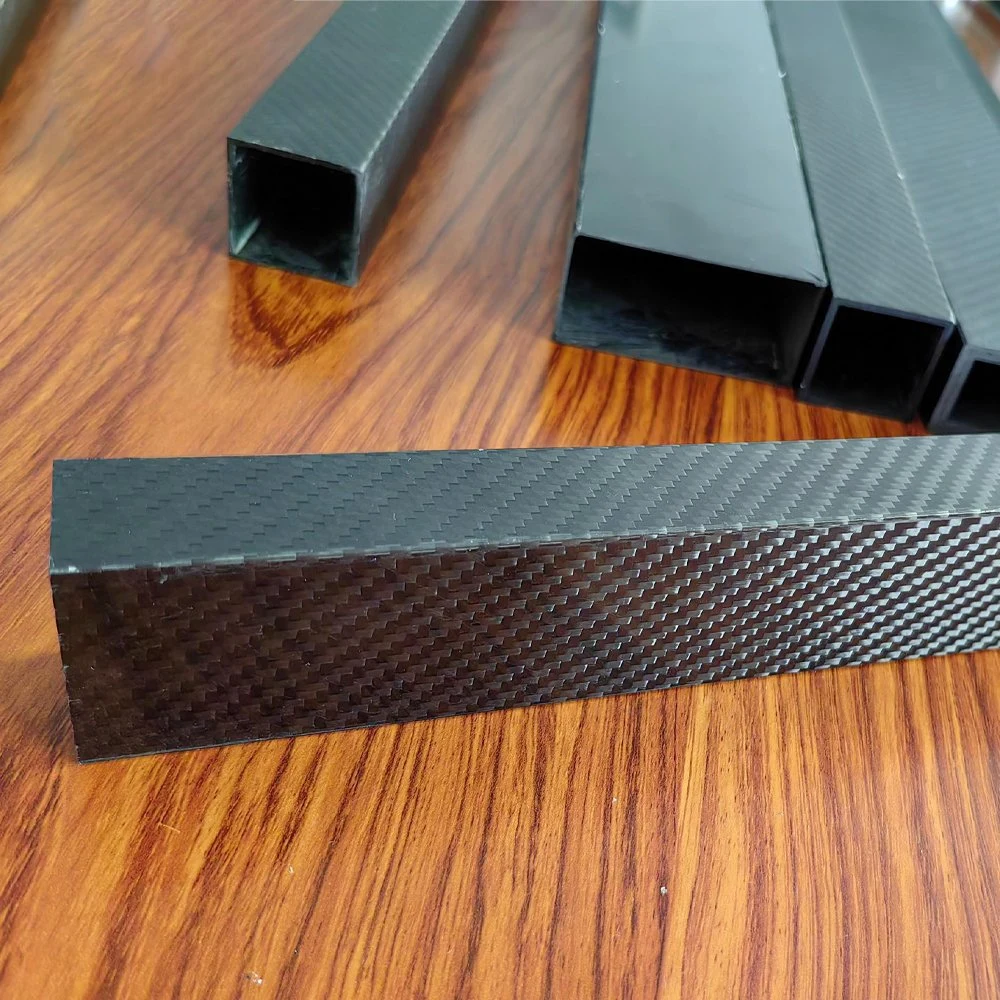 High Stiffness Graphite Carbon Fiber Square Rectangular Tubes