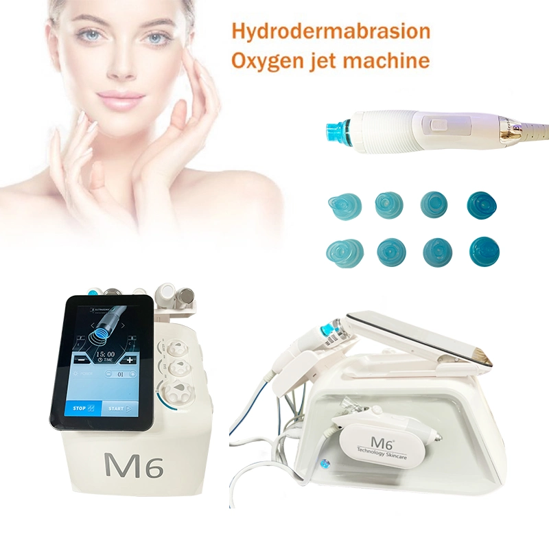 Gesichtsbehandlung Tief Klar Hydradermabrasion Aqua Gesichtsvakuum Sauerstoff Jet Peeling Hydro Dermabrasion Beauty Salon Ausrüstung