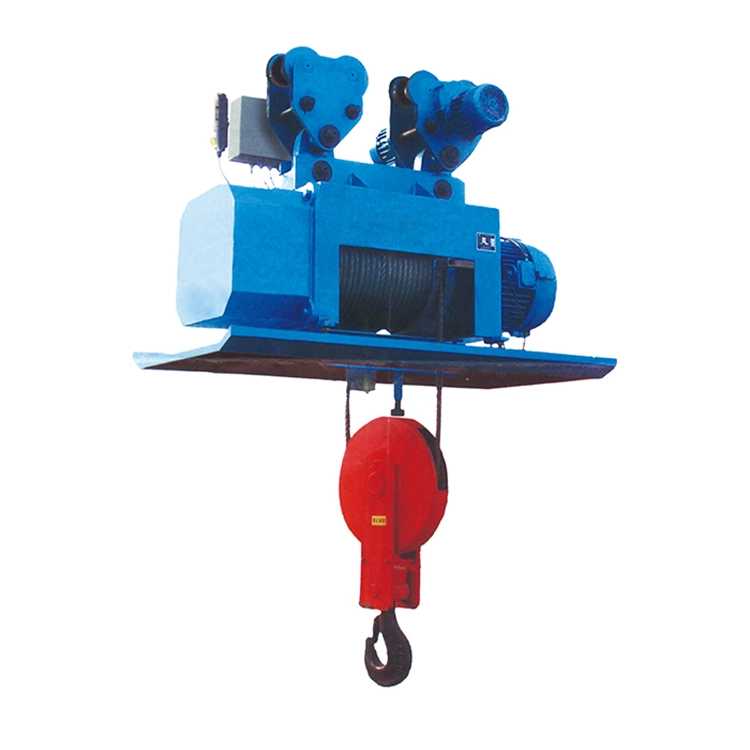 Monorail Travelling Single Lifting Speed Metallurgical Wire Rope Electric Hoist