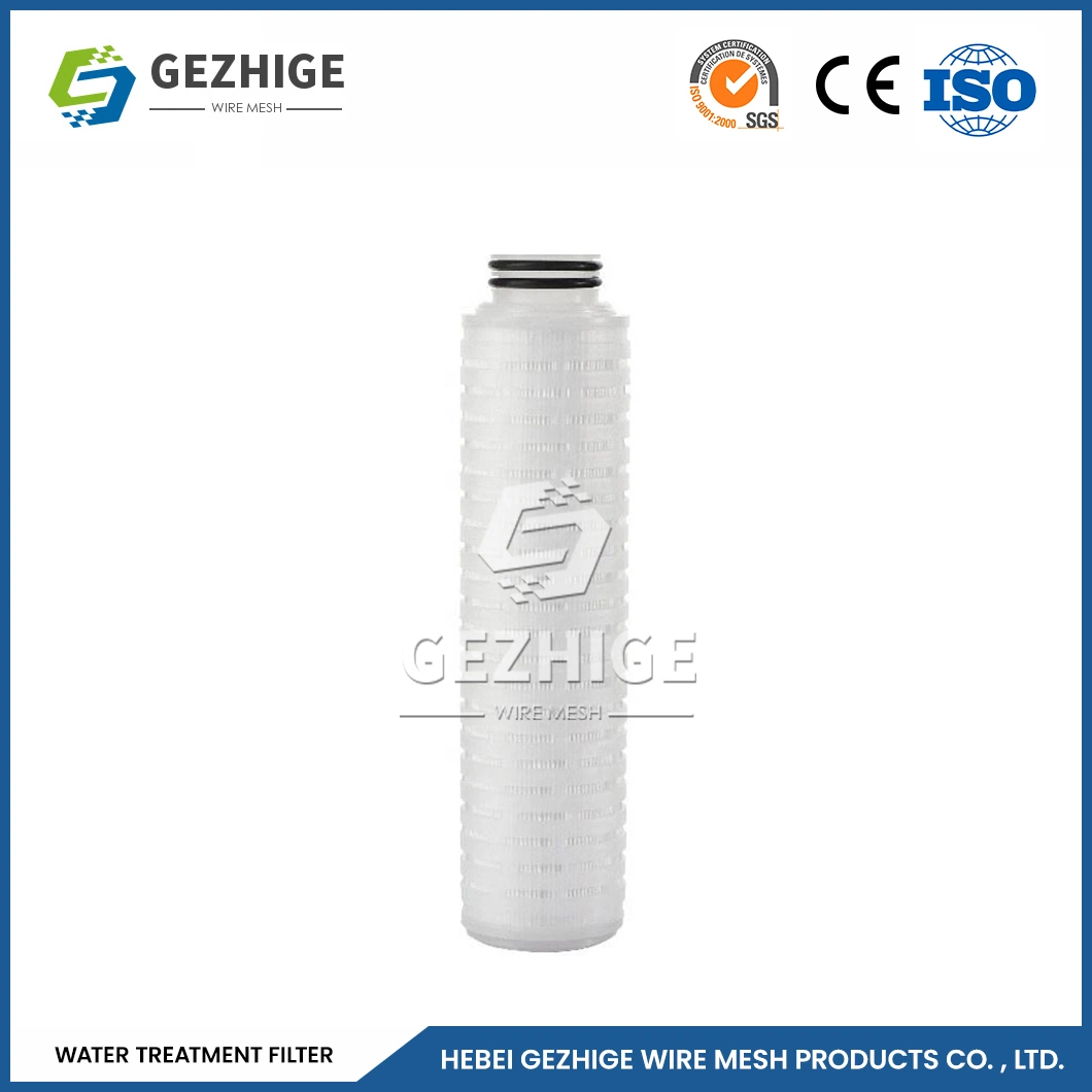 Gezhige 3um Filter Element Wholesaler 20" Length Washable Water Filter Cartridge China 1 Micron Filter Fineness Automatic Filter Water Treatment Cartridge