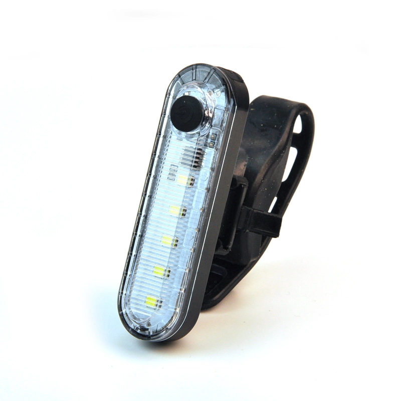 USB portátil recargable batería de 330 mAh Accesorios para bicicletas impermeables frontal Luz de bicicleta LED ABS Luz de bicicleta