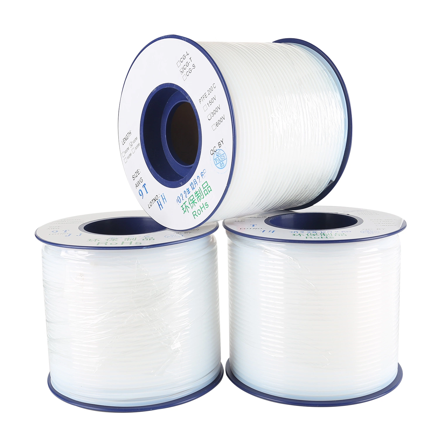 خرطوم أنابيب بلاستيكي PTFE عالي الجودة، 100%، عذراء PTFE OD 50 مم 100 مم 150 مم 200 مم 300 مم 500 مم