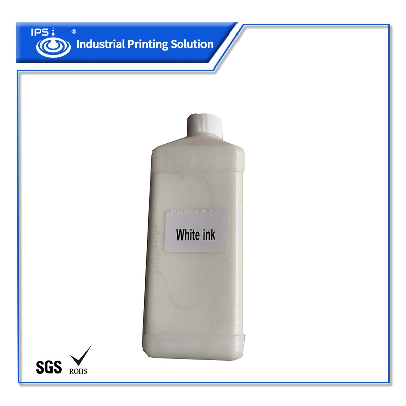 Cij Inkjet Printing Machine Pigment Ink 1000ml IPS-Twa White Ink with SGS RoHS Certificate