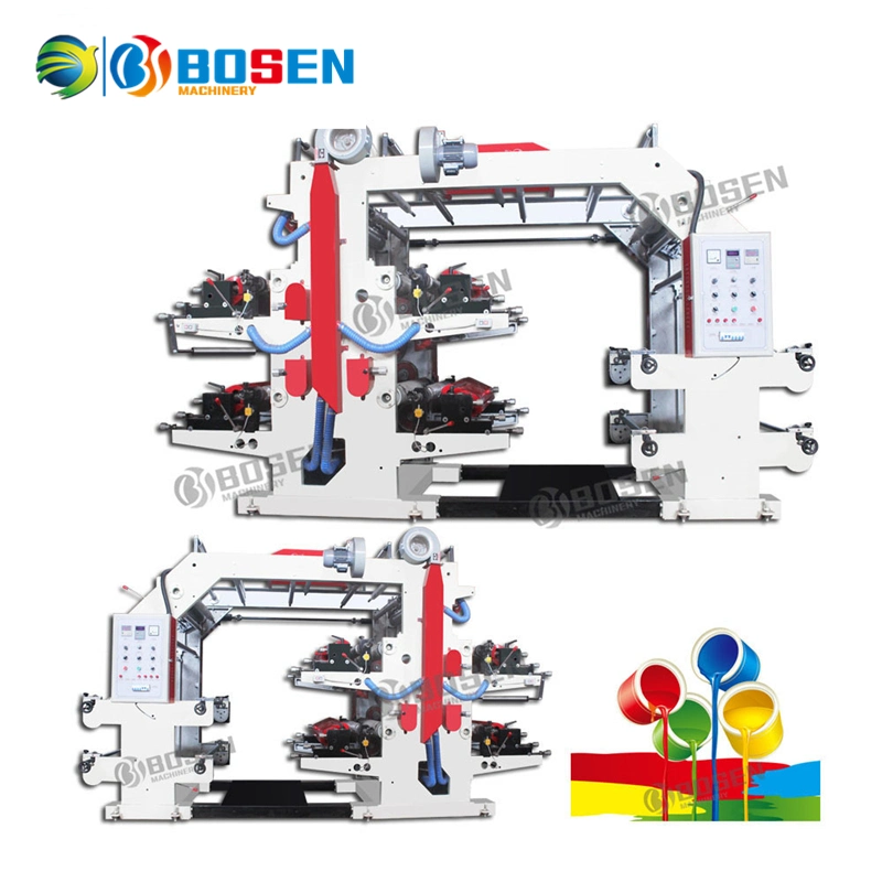 Bsyt Model Automatic 2 4 6 8 Colors Lofo Plastic Bag Flexographic Printing Machine for Plastic