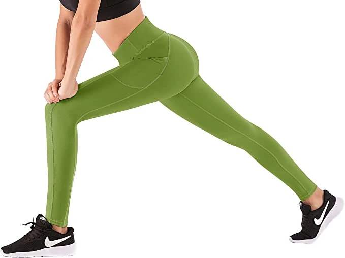 2022 New Design Boot Cut High Waisted Yoga Pants with Pocket Tights for Women Leggings