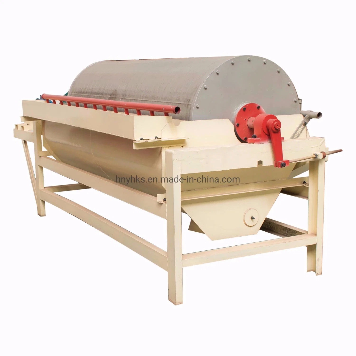 Gold Mining Equipment of Iron Drum Magnetic Separator for Iron Minerals Separation