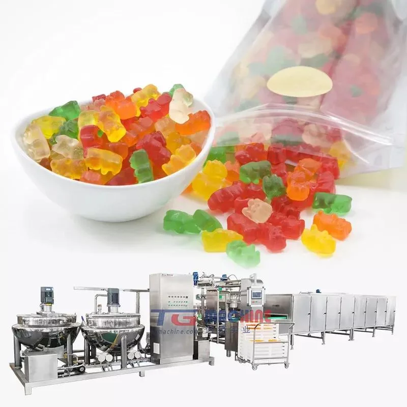 Automatic Vitamin Gummy Bear Candy and Jelly Soft Candy Maker Machine