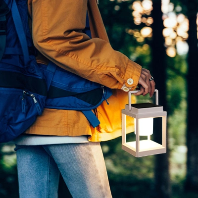 Nouveau design Lampe de chevet LED à intensité réglable, de couleur blanche, lumineuse, portable à main, pour camping, terrasse, intérieur, jardin, éclairage extérieur solaire LED