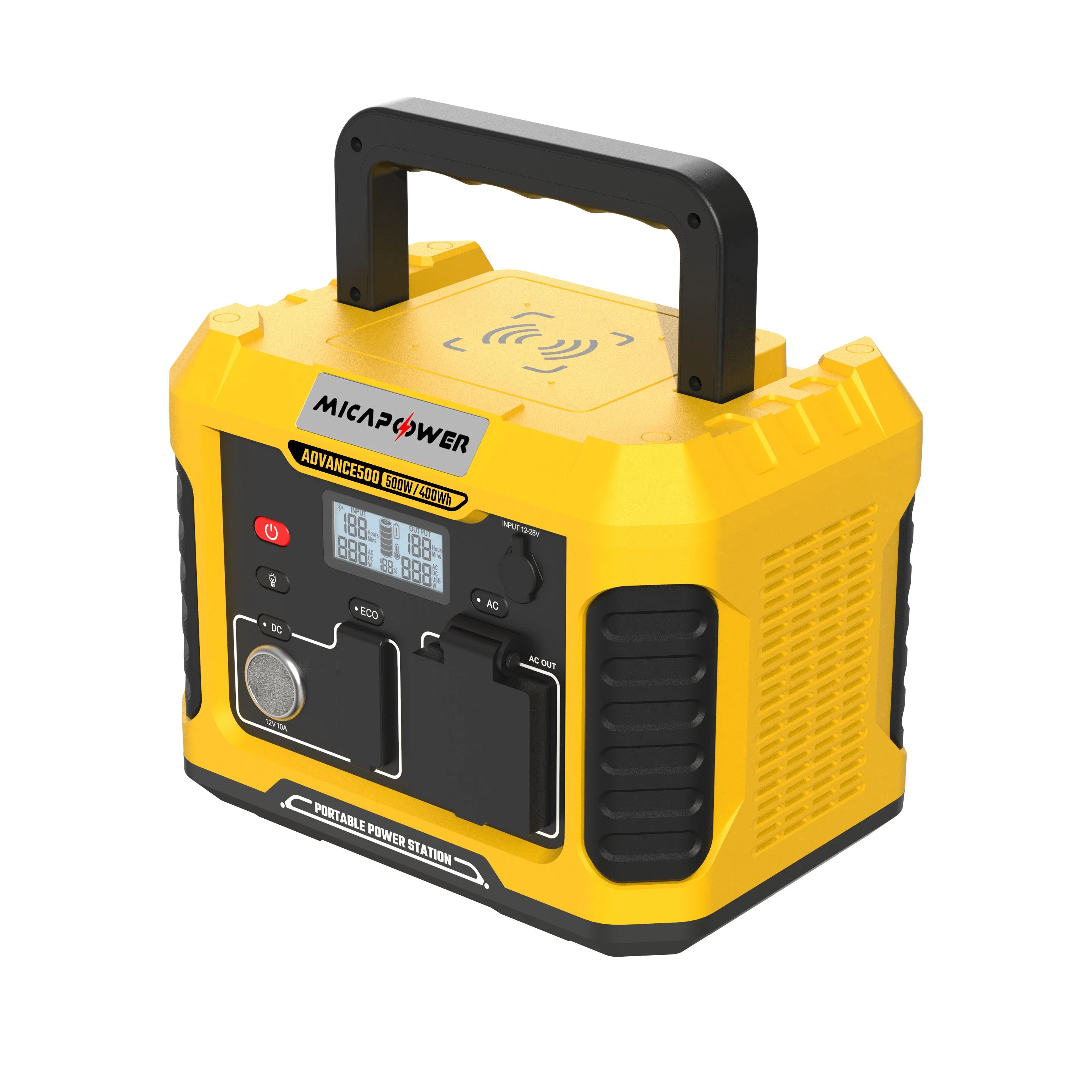 Portable Power Station 500W 110V 220V Camping Emergency Home PPS Portable Solar Power Station