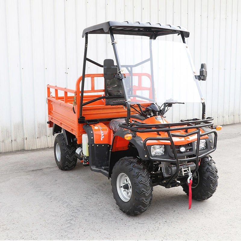 275cc Adult off Road 2022 4 Wheels Petrol Power Farm ATV with Ceiling Hydraulic Tipping Bucket