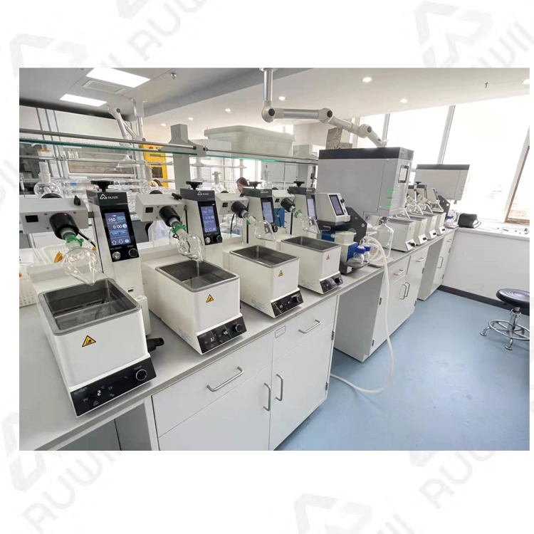 Vacuum System and Solvent Collector 500ml Laboratory Electric Lifting Extraction Vacuum Mini Rotary Evaporator