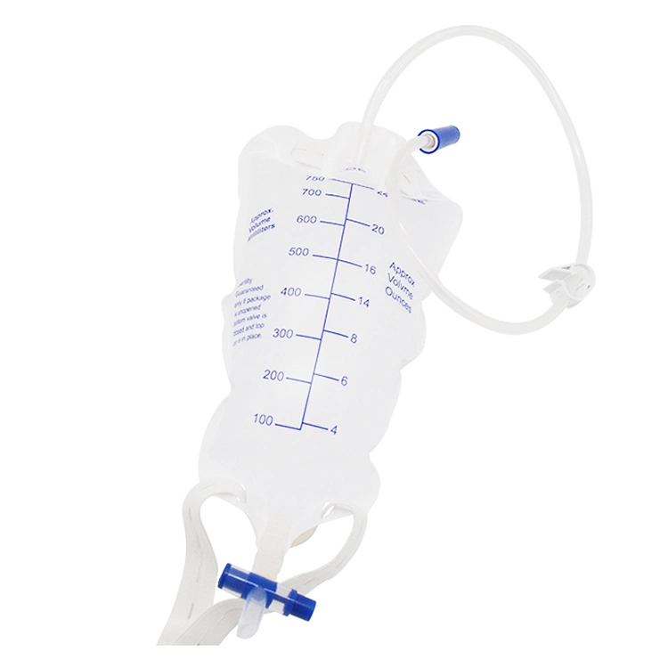 Medical Supply Urinary Drainage Leg Bag 750ml