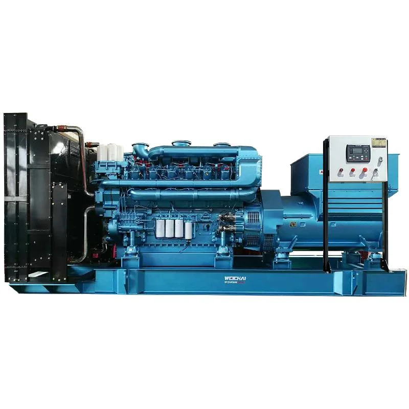 440kw 550kVA 50/60Hz 3 fase silencioso de tipo abierto Auto Diesel Generador de energía eléctrica Weichai Motor por Yofen