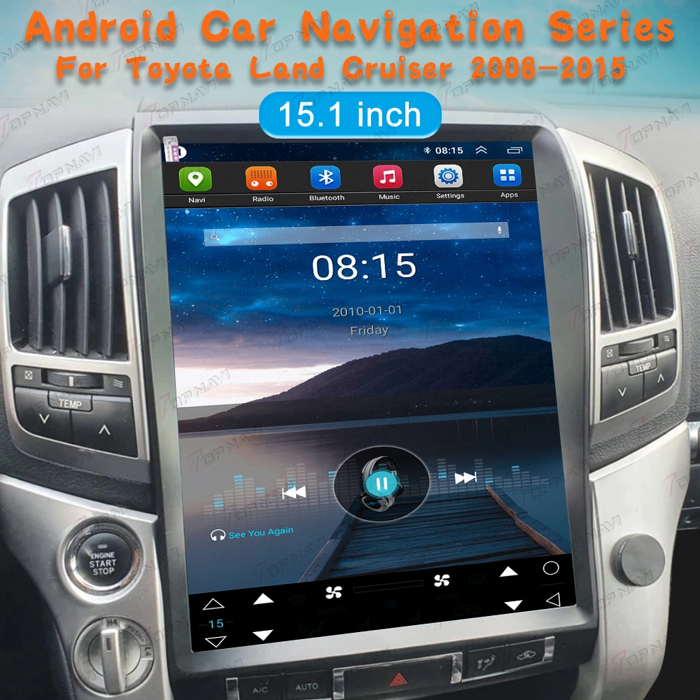 GPS Radio Multimedia System for Toyota Land Cruiser 2008 2009 2010 2011 2012 2013 2014 2015