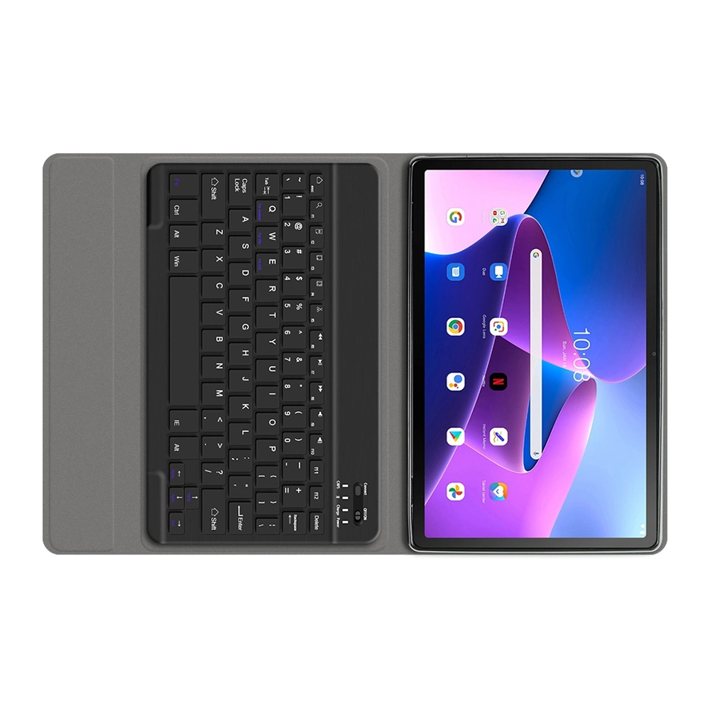 Magnet Wireless Keyboard Case for Lenovo Tab M10 Plus 3rd Gen 10.6 Tablet Stand Case