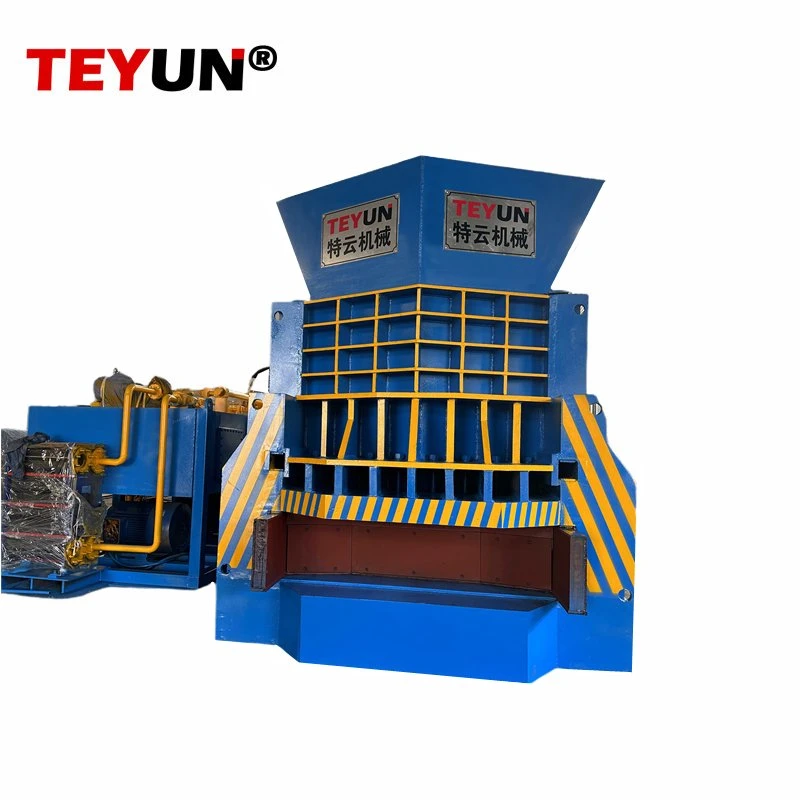 Automatic Powerful High Capacity Durable Professional Recycling Hydraulic Horizontal Scrap Metal Container Shear with Box