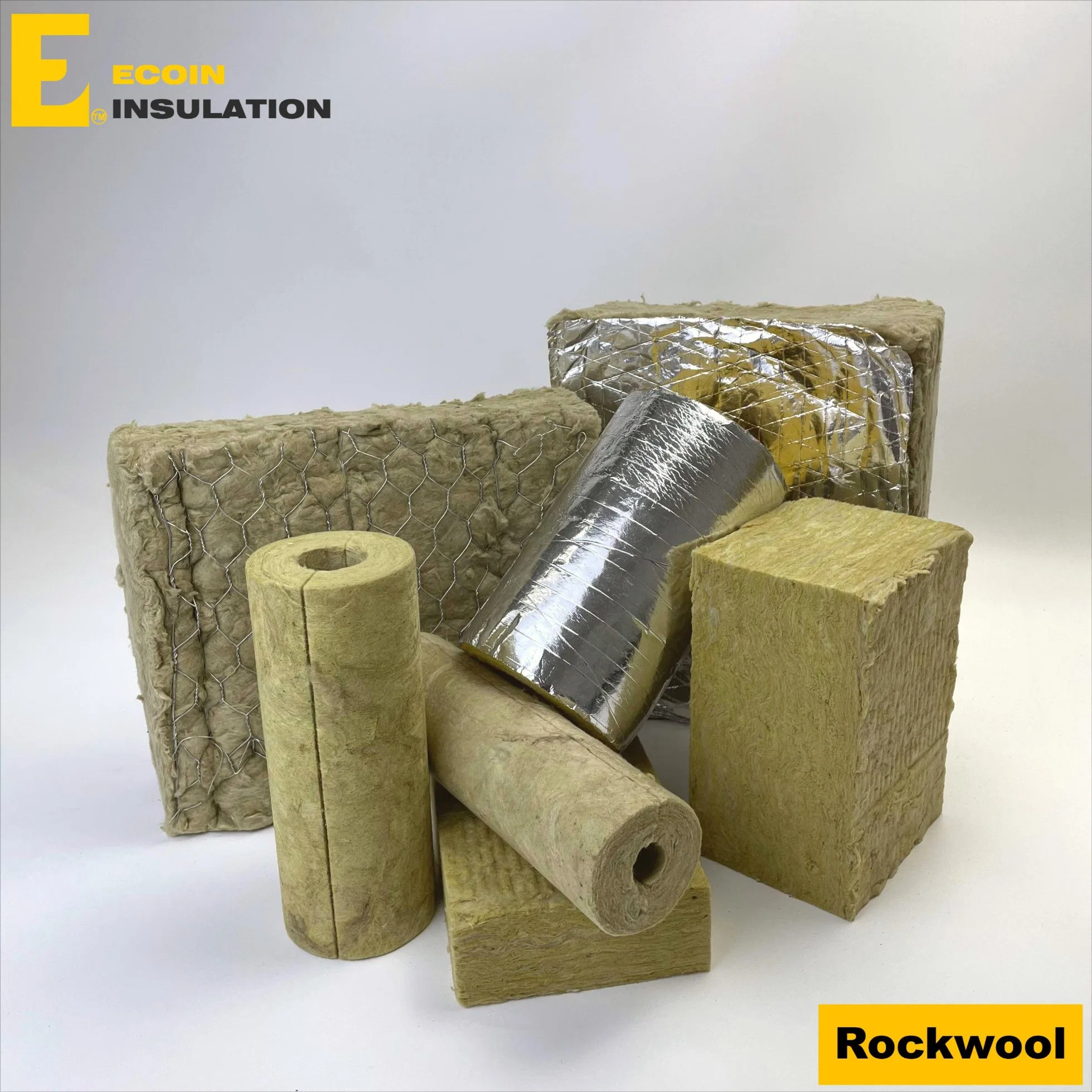 Waterproof Mineral Wool Insulation Board Heat Insulation Stone Wool Board Building Material Made in China