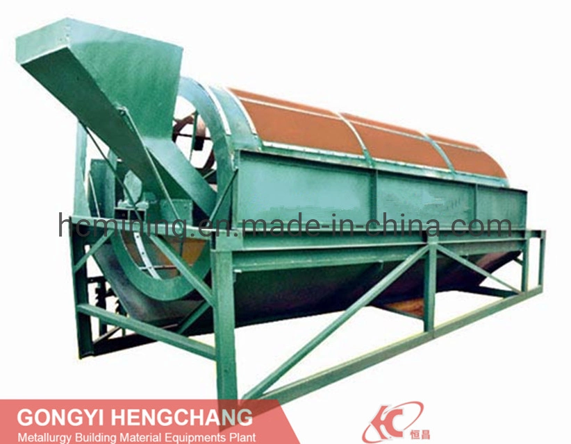 Rotary Type Biomass Wood Chips Quartz Sand / Garbage Trommel Screen