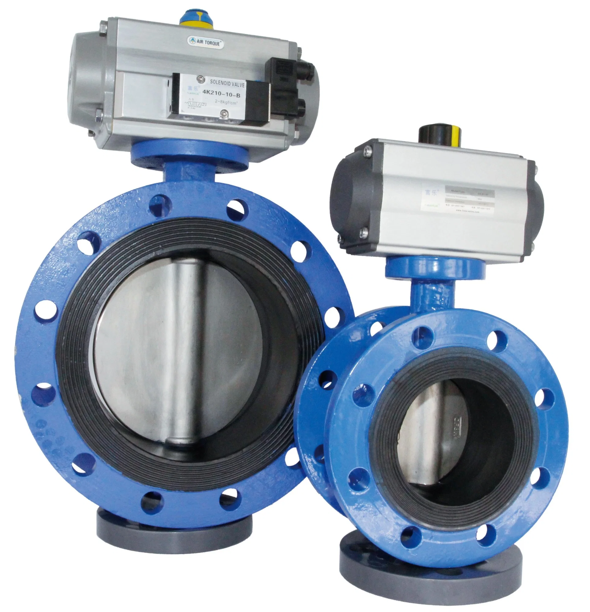 Metal-Sealed American Standard Electric Operated EPDM Seat Double Flange Butterfly Valve Distributor