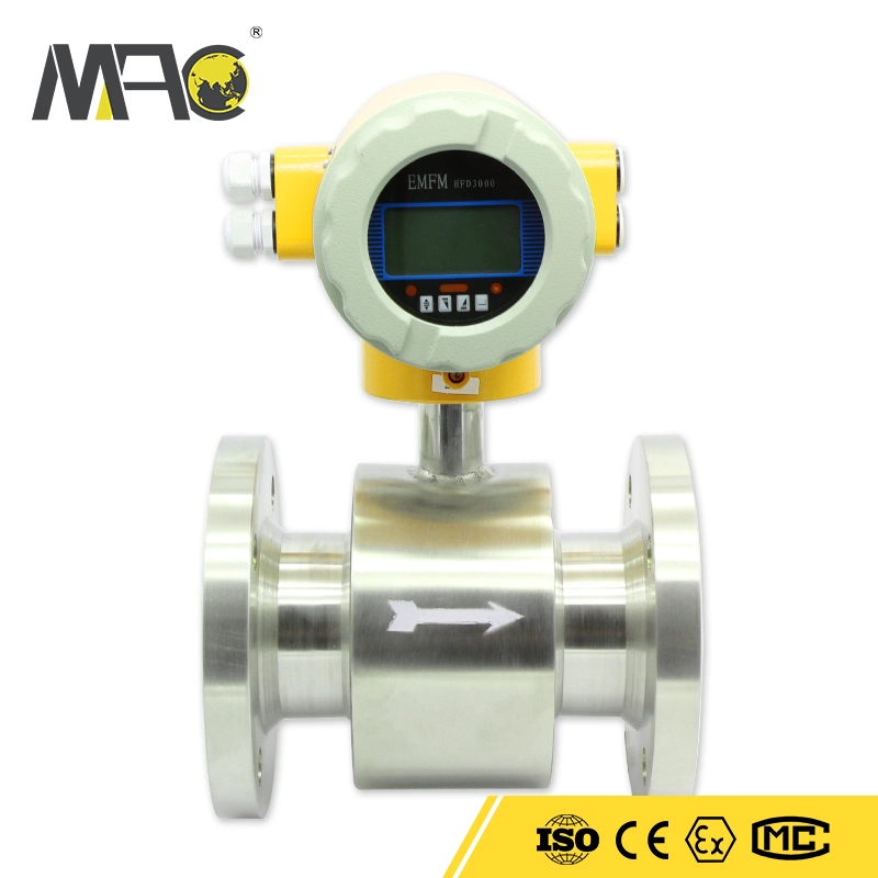 Low Cost Digital Industrial Water Electromagnetic Flow Meter DN40