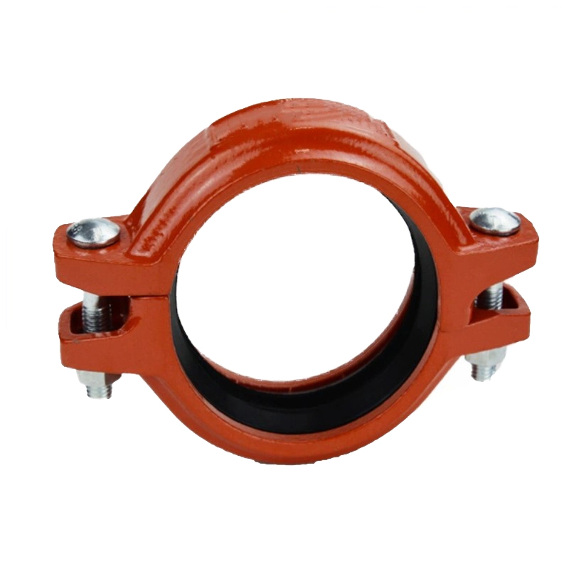 Carbon Steel Grooved Fastener Pipe Fitting Joint Flexible Coupling for Fire Fighting