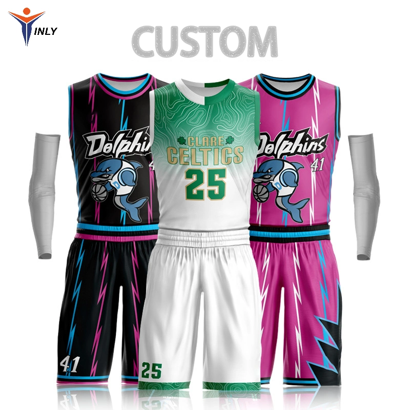 Custom Großhandel/Lieferant Jersey Sport Blank Sublimation Basketball Uniform Tragen
