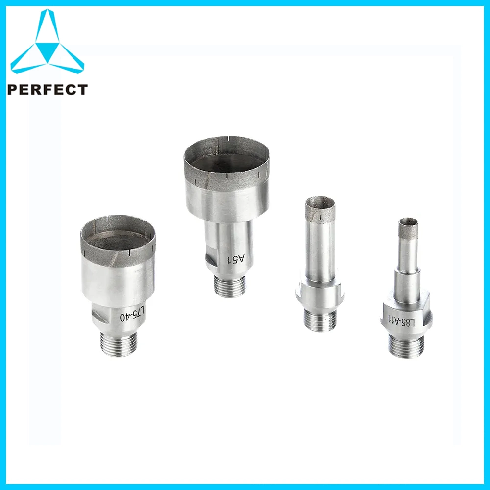 Diameter 3mm-165mm, Length 75mm/95mm Belgium/Belgian Thread Mount-Yg 1/2" Glass Diamond Core Drill Bit