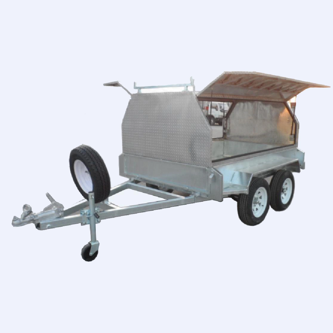 Aluminium Box Tandemtrailer Farm Trailer