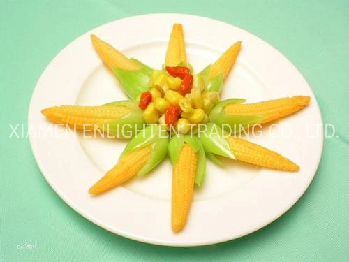 Well Preserved Baby Corn in Glass Jar