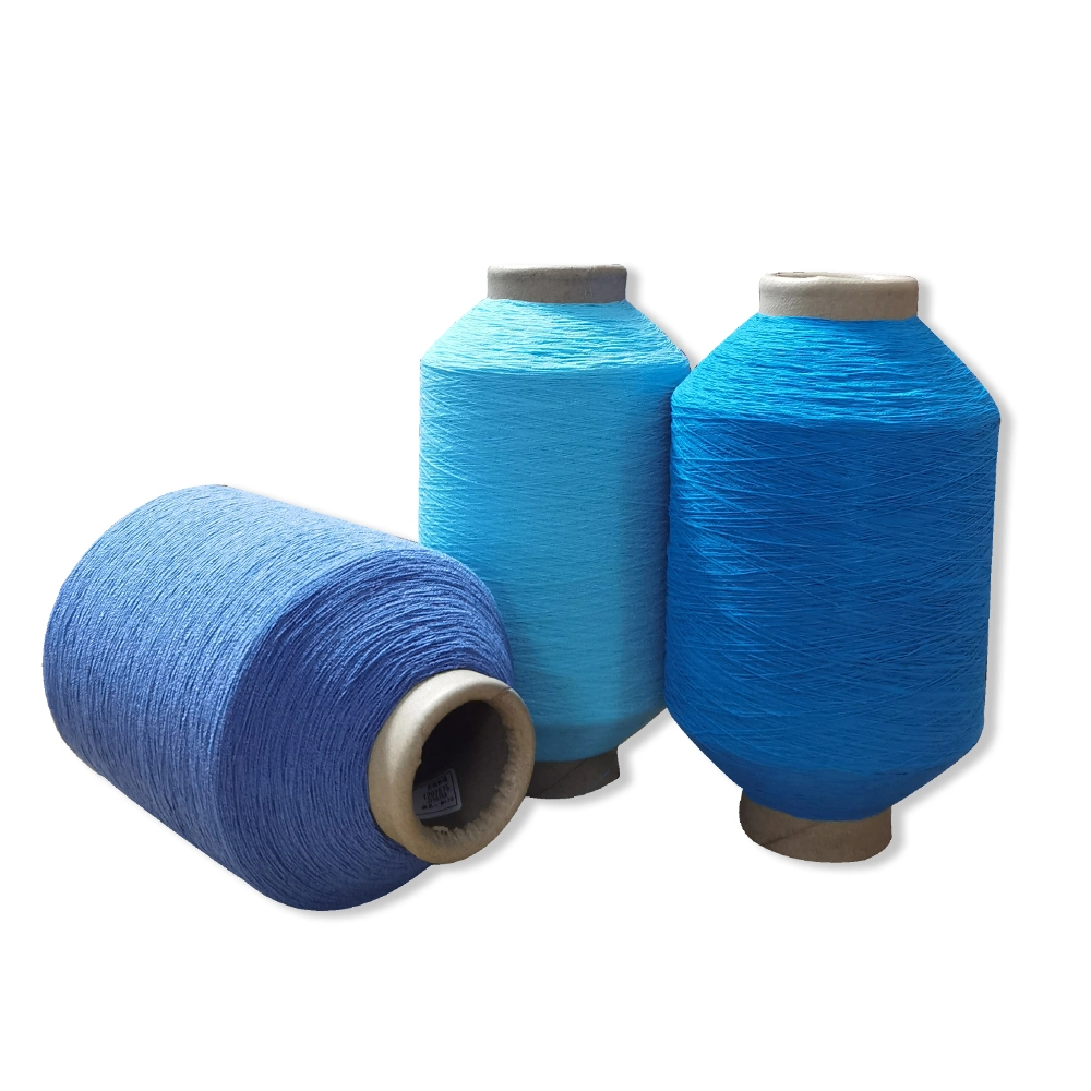 Couleur1207575 spandex polyester double LC couverts Fils Fils Dcy