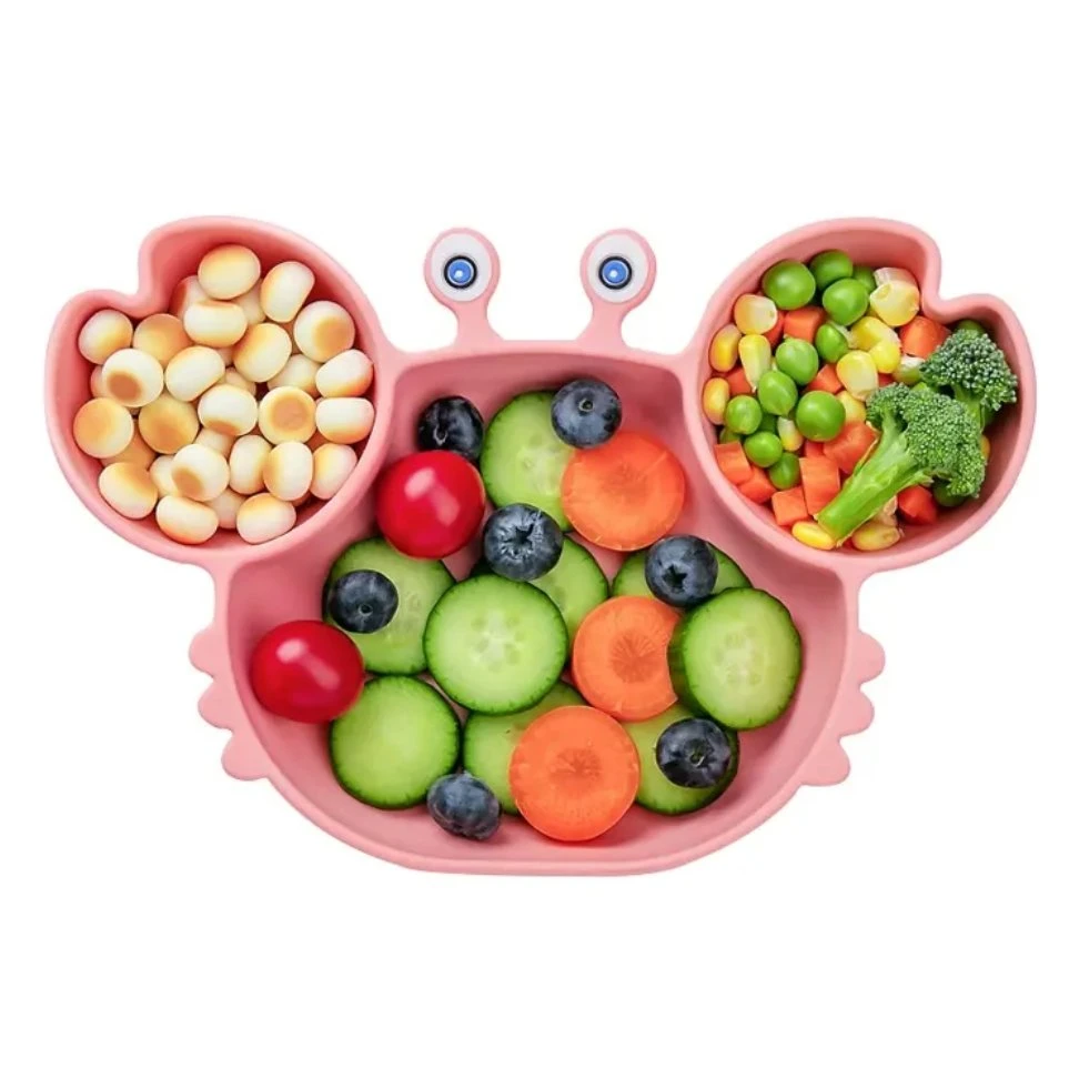 Top Seller Dinnerware Food Placemat Toddler Kids Baby Children Dishes Silicone