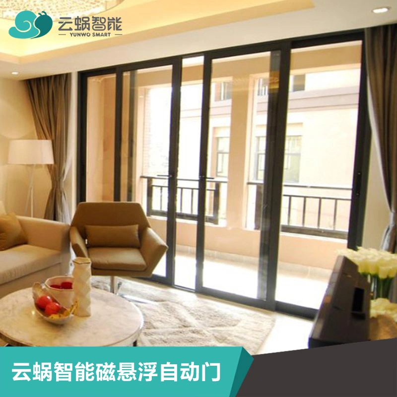 Building Material Linear Magnetic Drive Automatic Sliding Door System Residential